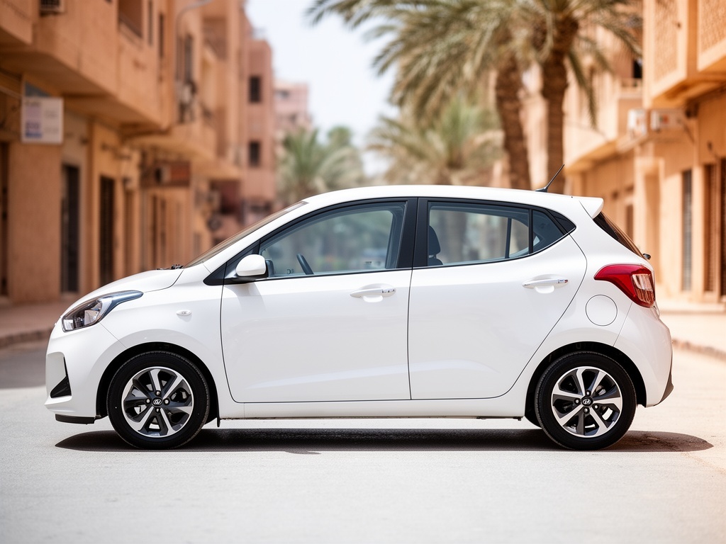 Hyundai i10 blanche