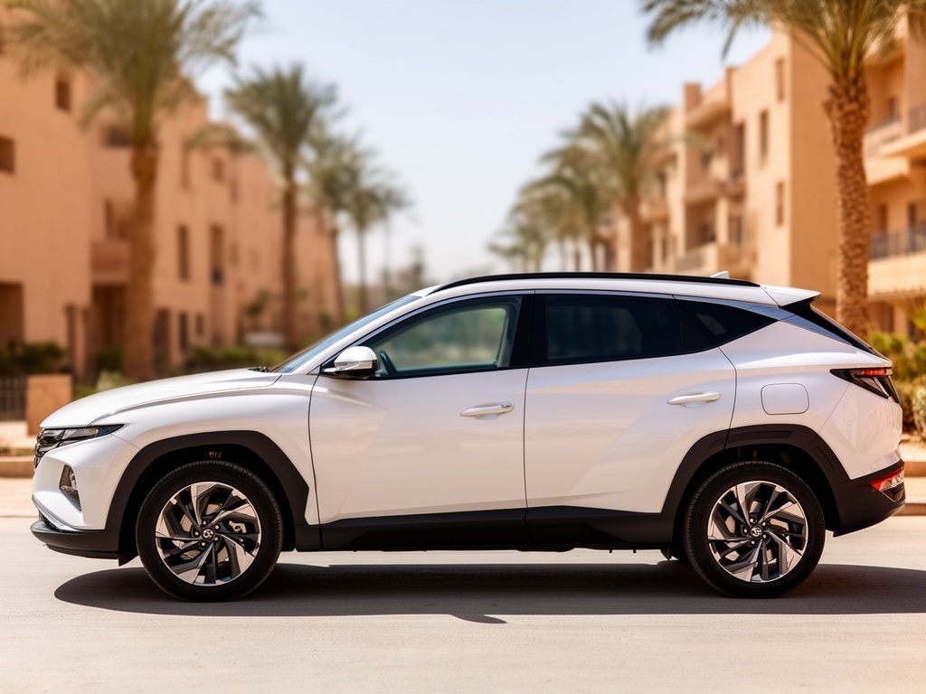 Hyundai Tucson blanc perle